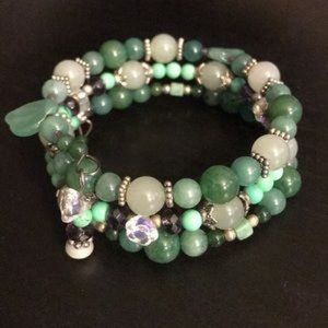 Beautiful Green Green Wrap Sprcial Bracelet